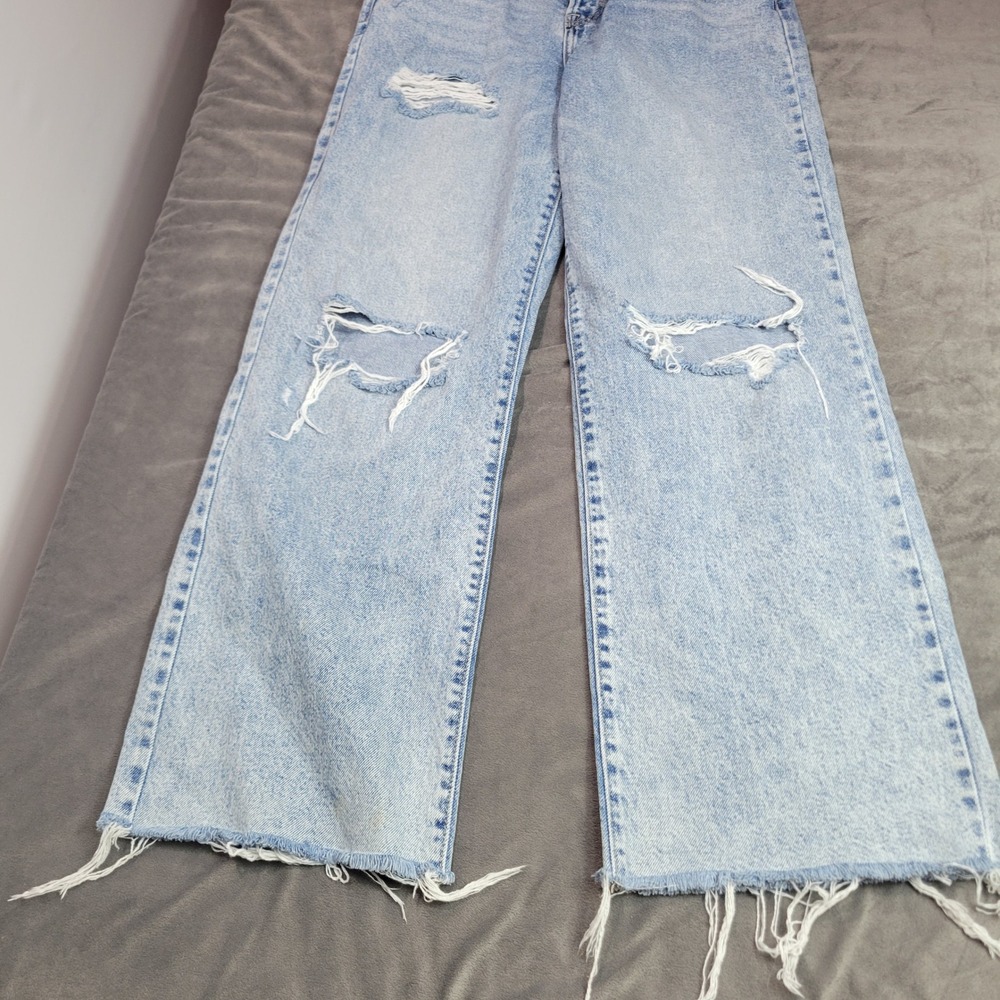 Hidden Jeans Los Angeles Wide Leg Distressed Light Wash‎ Denim HD9109D-M Size 29 - Picture 2 of 11